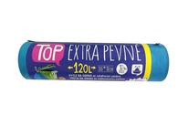 Pytle na odpad Vipor Top stahovací - 70x110cm / 120l / 35my / 10ks / modrá