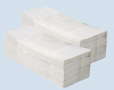 Merida papírové ručníky skládané Z-Z super bílé 1-vrstvé 2000 ks