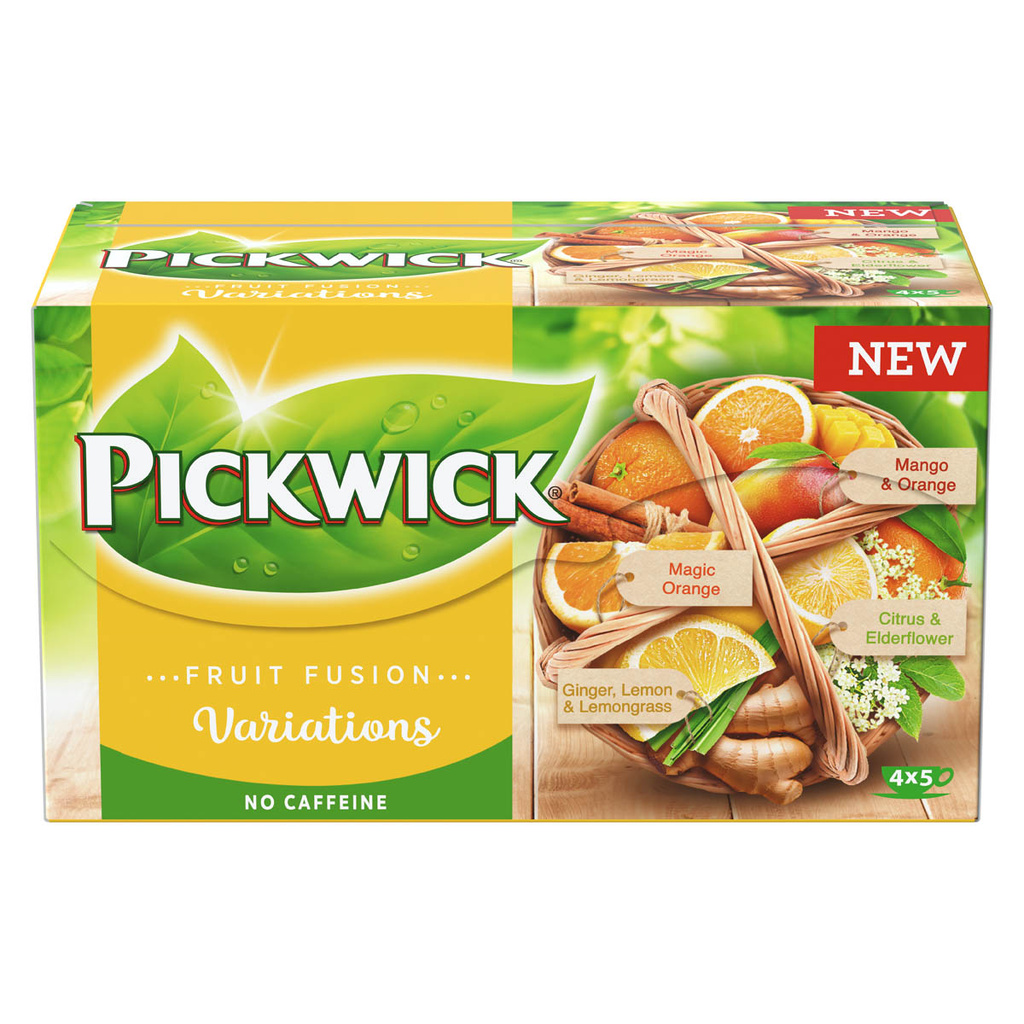Čaj Pickwick ovocný - variace citrusové plody