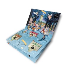 Adventní bylinný kalendář LEROS s betlémem - 24 ks