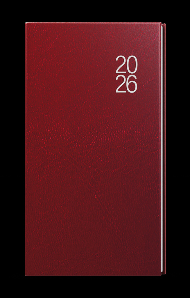 Diář BALACRON - týdenní kapesní / bordó