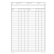 Docházkový sešit pro žáky A4 / 250 stran