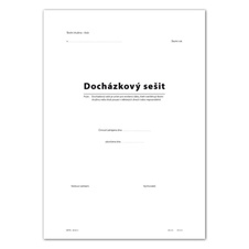 Docházkový sešit pro žáky A4 / 250 stran