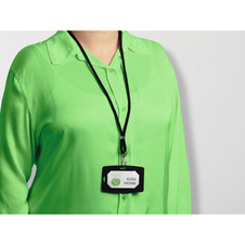 Textilní šňůrka Durable - černá / 46 cm