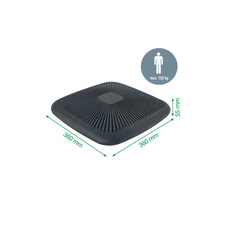 Balanční polštář Leitz ERGO - tmavě šedá