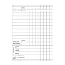 Katalogový list žáka univerzální pro 1. nebo 2. stupeň A4