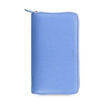 Filofax Saffiano ZIP Compact - osobní / modrá