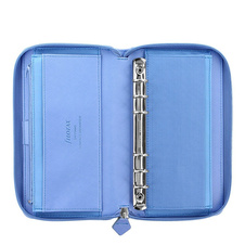 Filofax Saffiano ZIP Compact - osobní / modrá