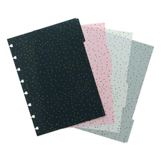 Rozřazovač Filofax Confetti - A5 / 4 záložky