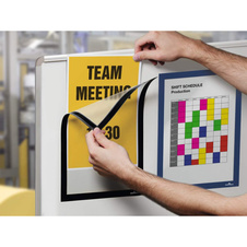 Kapsy Duraframe Magnetic A4 - černá