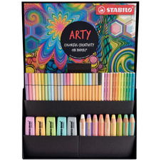 Kreativní sada Pastel STABILO® ARTY - 50 ks