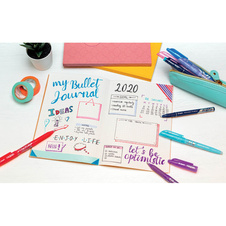 Roller Pilot FriXion Ball Bullet Journal sada 8ks + sešit