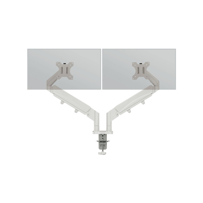 Prostorově úsporné rameno Leitz Ergo pro dva monitory