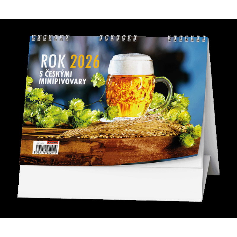 Kalendář stolní obrázkový Rok s českými pivovary / BSE10