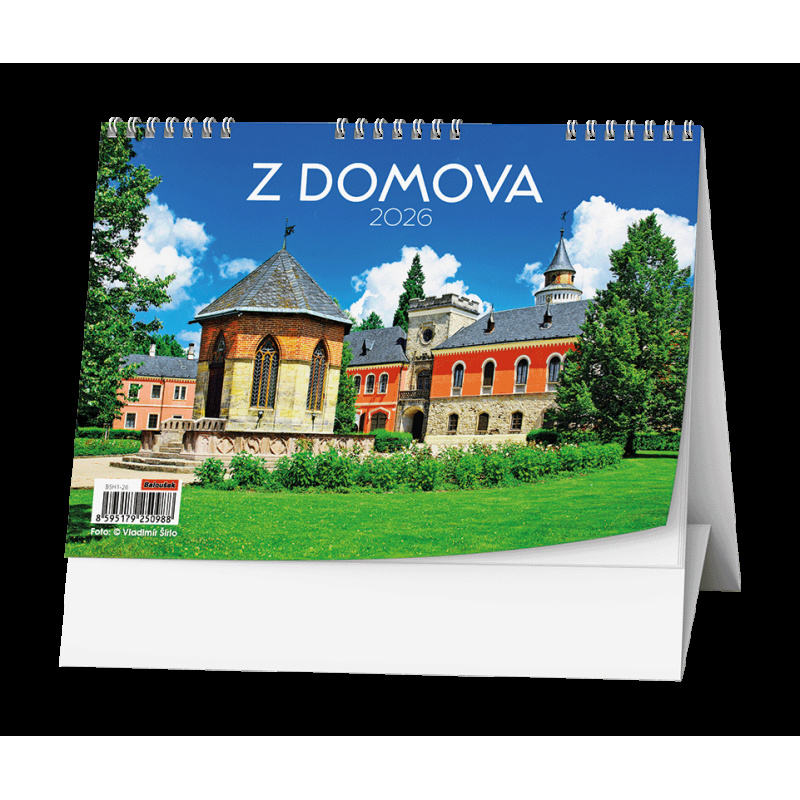 Kalendář stolní obrázkový Z domova / BSH1
