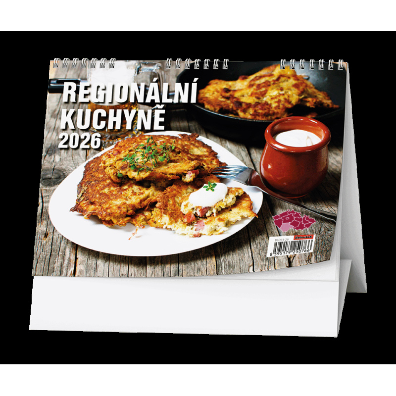 Kalendář stolní obrázkový Regionální kuchyně / BSD14