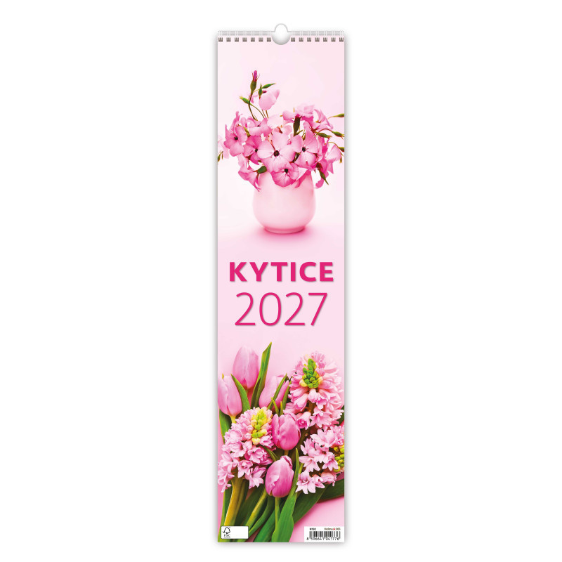 Kalendář nástěnný vázankový - Kytice / N192