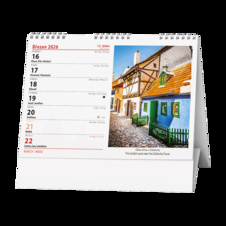 Kalendář stolní obrázkový Praha / BSH0