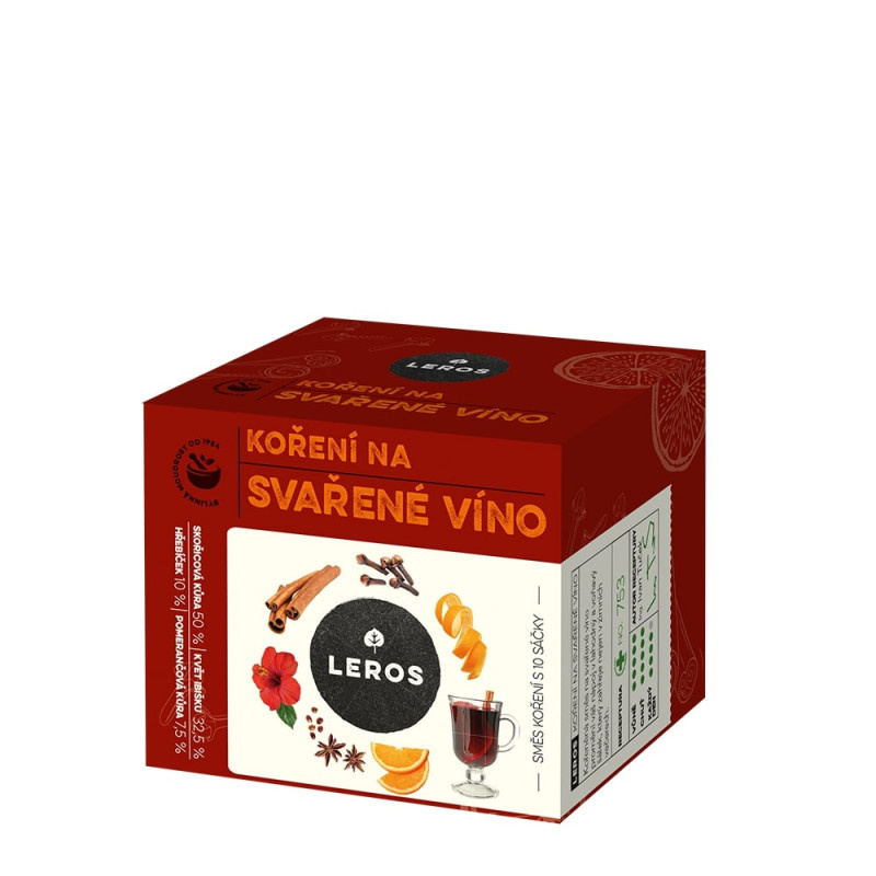 Kořeni LEROS na svařené víno - 10 ks