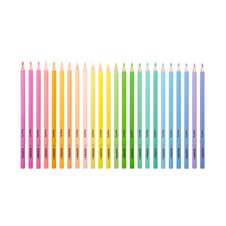 Pastelky trojhranné Kores PASTEL LOLLIPOPZ - 24 barev