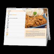 Kalendář stolní obrázkový České tradiční recepty / BSD8