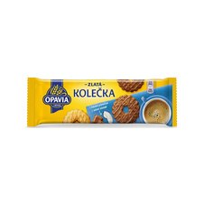 Opavia Zlaté Kolečka s kokosem polomáčené sušenky 146g
