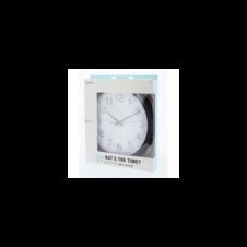 Nástěnné hodiny Hama Jumbo Aruba tiché / černé / průměr 40 cm