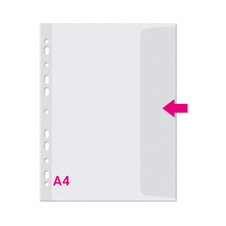 Závěsný obal Copy s kapsou - A4 matný /110 my / 10 ks