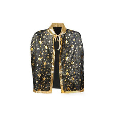 Plášť čarodějnický černozlatý - 60 x 75 cm