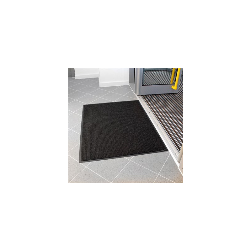 Odolná polypropylenová rohož - 80 x 120 cm / černá