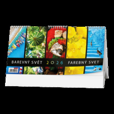 Kalendář stolní čtrnáctidenní Barevný svět / BSDH