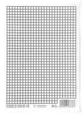 Podložka do sešitů A4 papírová - linka / čtvereček