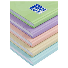 Kniha záznamní lepená Oxford Touch pastel mix - A5 / linka / 96 linka