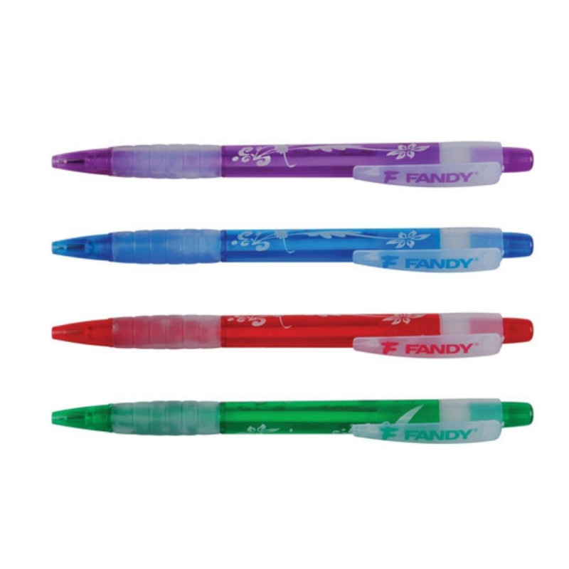 Kuličkové pero Flowers - barevný mix