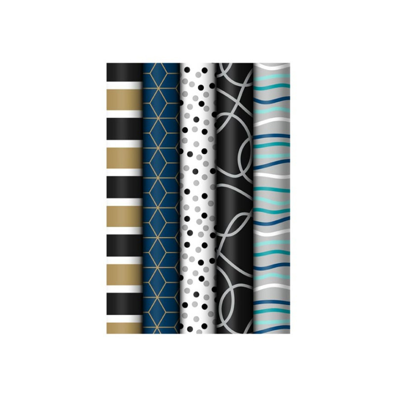 Dárkový balicí papír - 70 x 200 cm / mix