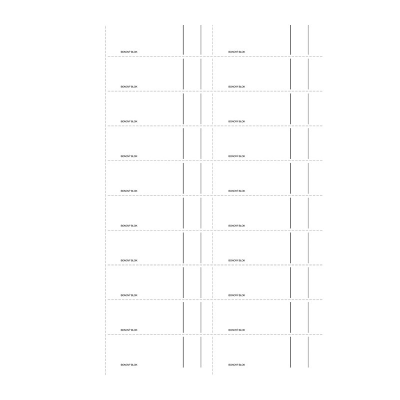 Optys 1264 bonová kniha 100 listů A4