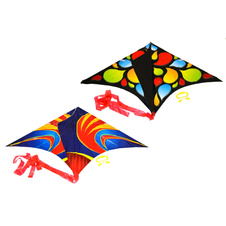 Létající drak pestrobarevný - 61 x 114 cm