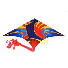 Létající drak pestrobarevný - 61 x 114 cm