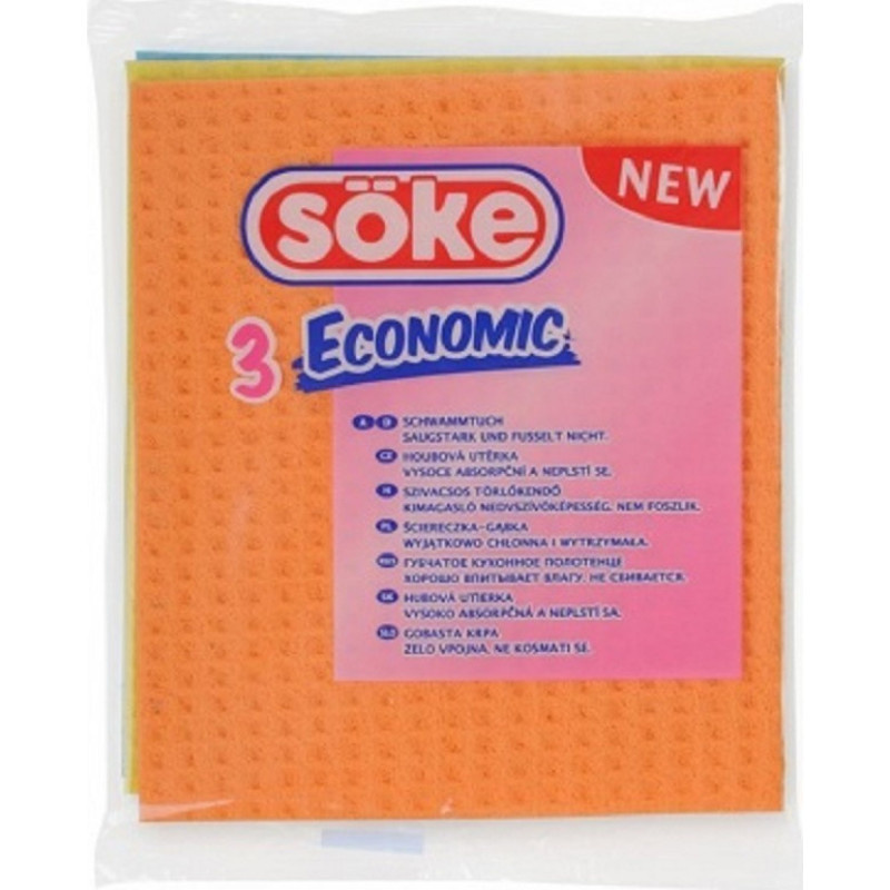 Utěrka na nádobí SÖKE - houbová / 3 ks