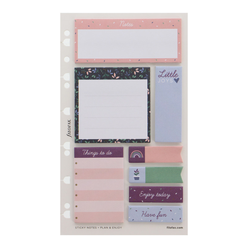 Náplň Multi Filofax Garden osobní A5 / lepící bločky