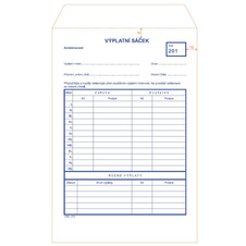 MSK 210 výplatní sáčky výplatní sáček