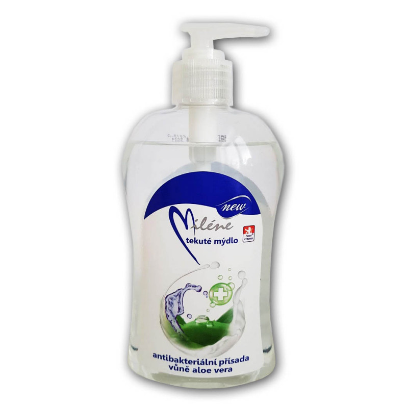 Tekuté mýdlo Miléne Aloe vera antibakteriální - 500 ml