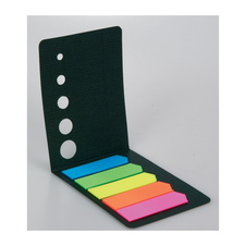 Samolepicí záložky šipky Concorde v sadě - 12 mm x 44 mm / neonové