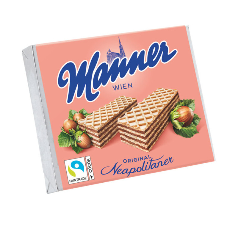 Manner oplatky s náplní - lískooříškové / 75 g