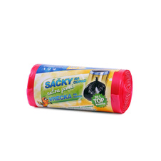 Pytle do koše Vipor - 50x60 cm / 35l / 10 my / 50 ks / červená