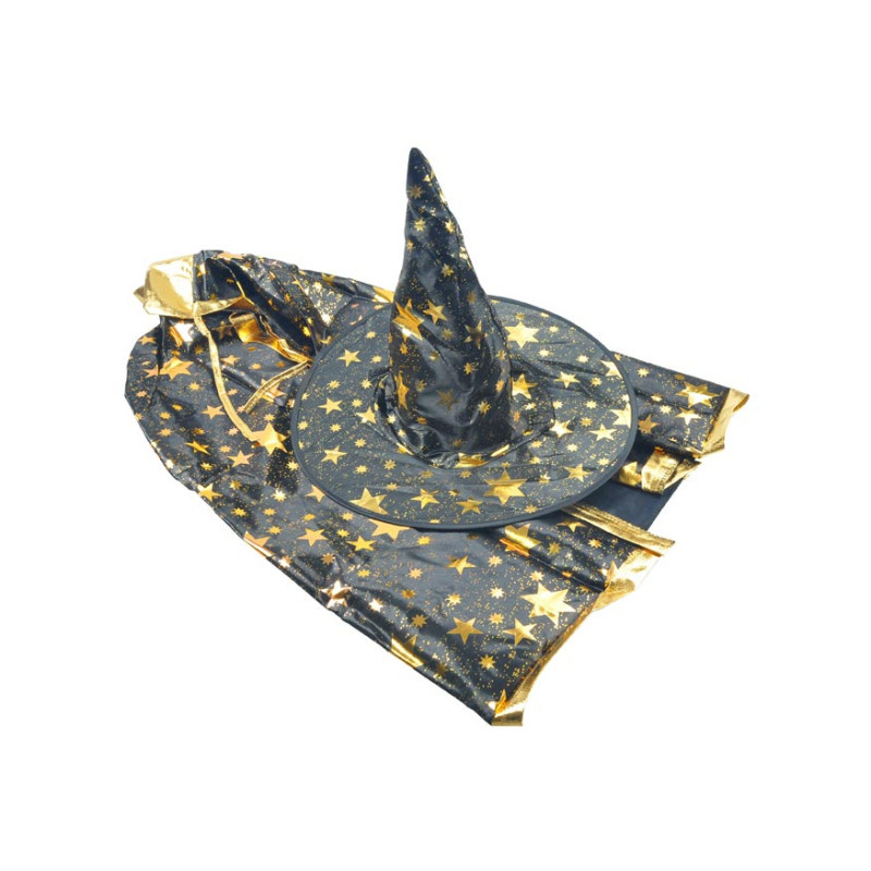 Set čarodějnický - plášť + klobouk