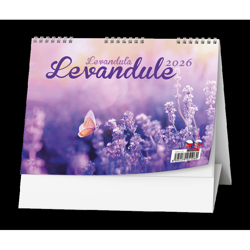 Kalendář stolní obrázkový Levandule / BSV5