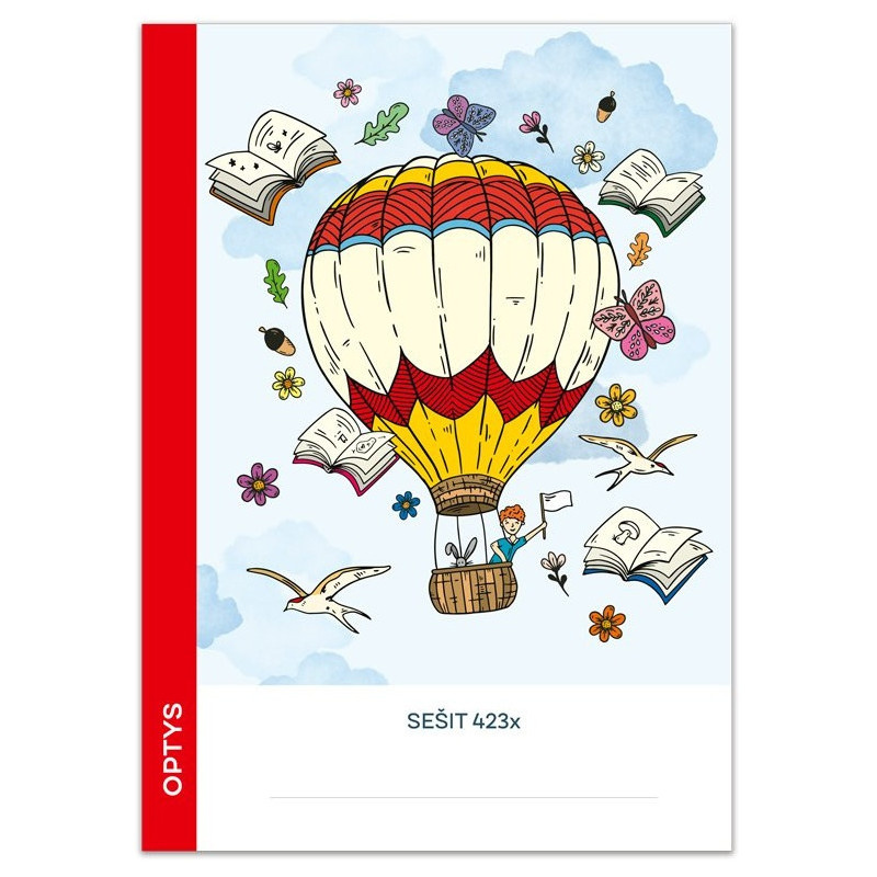 Sešit speciální 423x A4 linka čistý