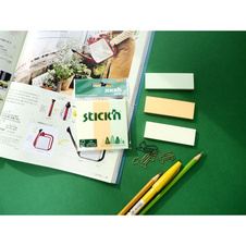 Samolepicí záložky Stick´n by Hopax FSC COC - 76 x 25 mm / 3 x 50 lístků / pastelové barvy