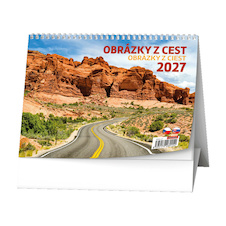 Kalendář stolní - Obrázky z cest / BSH3